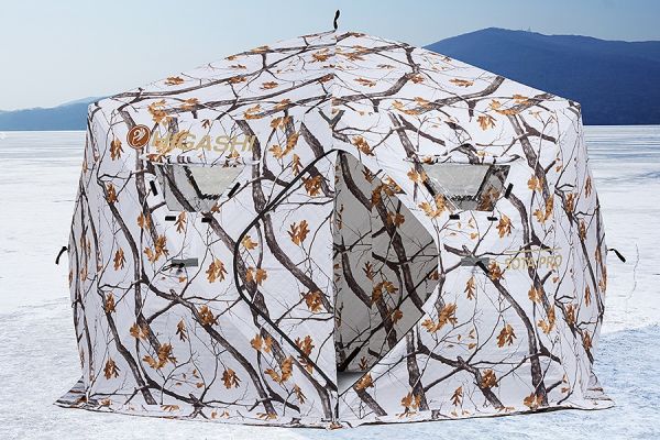 Hexagonal winter tent Higashi Winter Camo Sota Pro three-layer