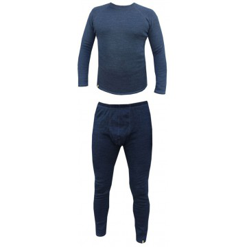 Men's thermal underwear Helios Thermo-Merino set dark gray